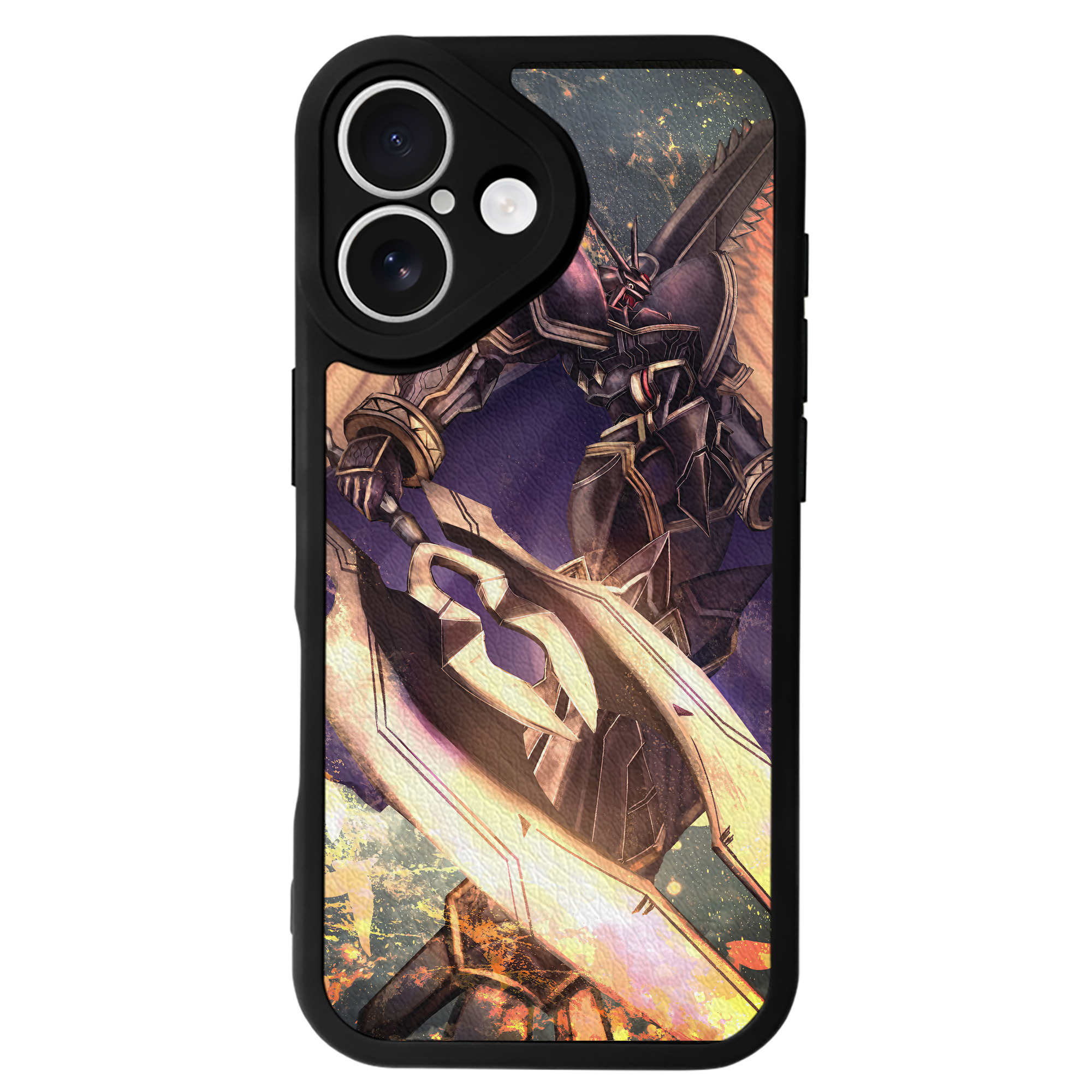 （画像用） Digimon デジタルモンスター/デジモン 【iPhone 16シリーズ対応】シリコンスマホケース（レザー調） 材質：シリコン
